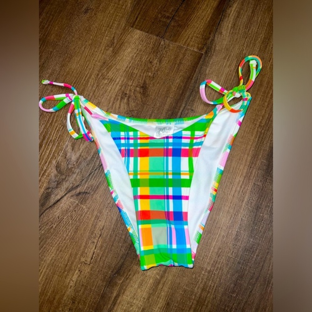 NWT Target Wild Fable Plaid Bikini Bottoms